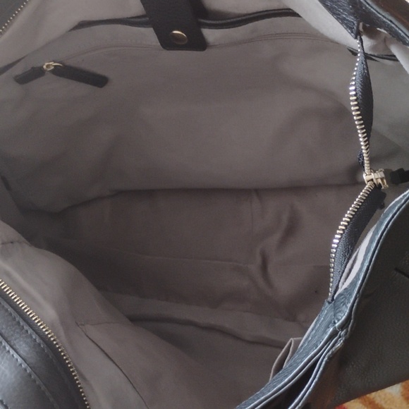 Vince Camuto Black Leather Tote - Picture 6 of 6